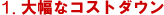1.�啝�ȃR�X�g�_�E��